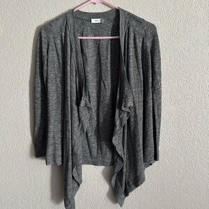 Vince Cardigan Sweater Women XS
 Grey Wool Blend Open Front Long Sleeve